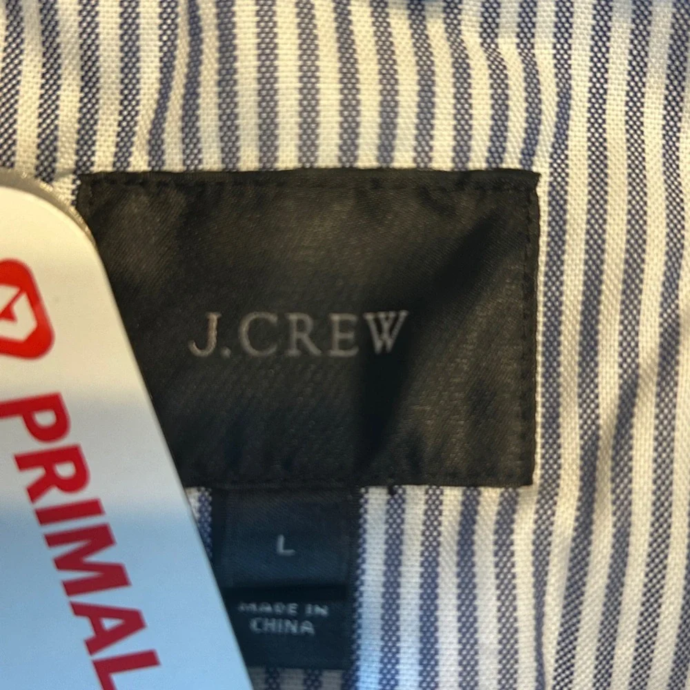 J. Crew Men’s Fulton Insulated Polartec Jacket in grey  Size Large NWT